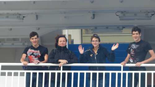 depart sur le ferry